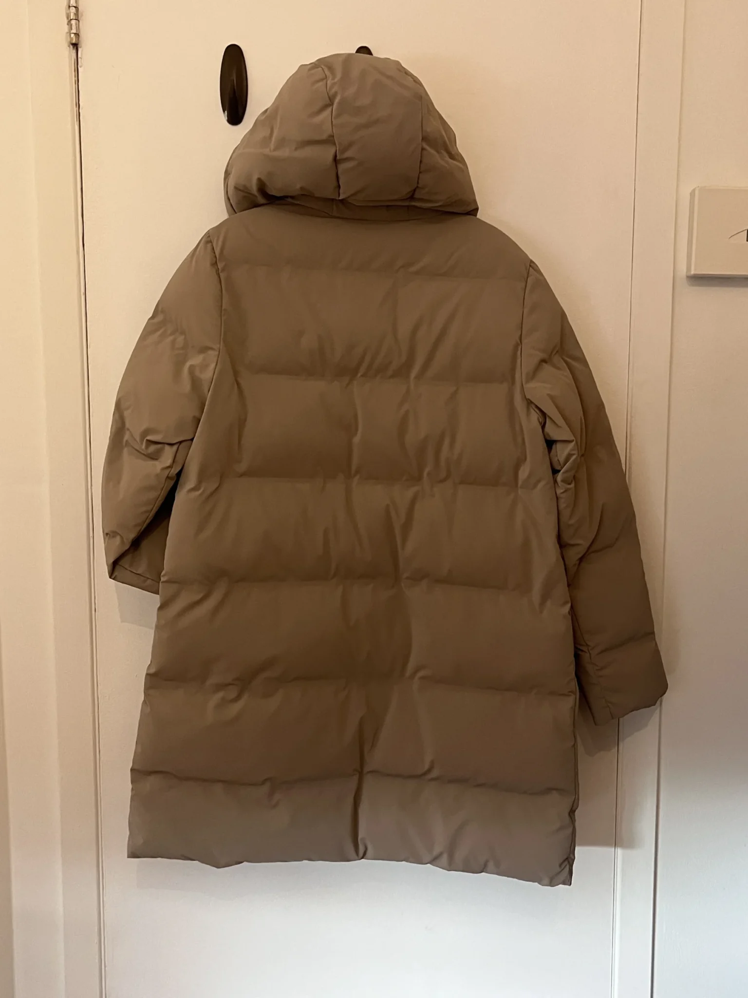 Image for Light beige mid-length coat