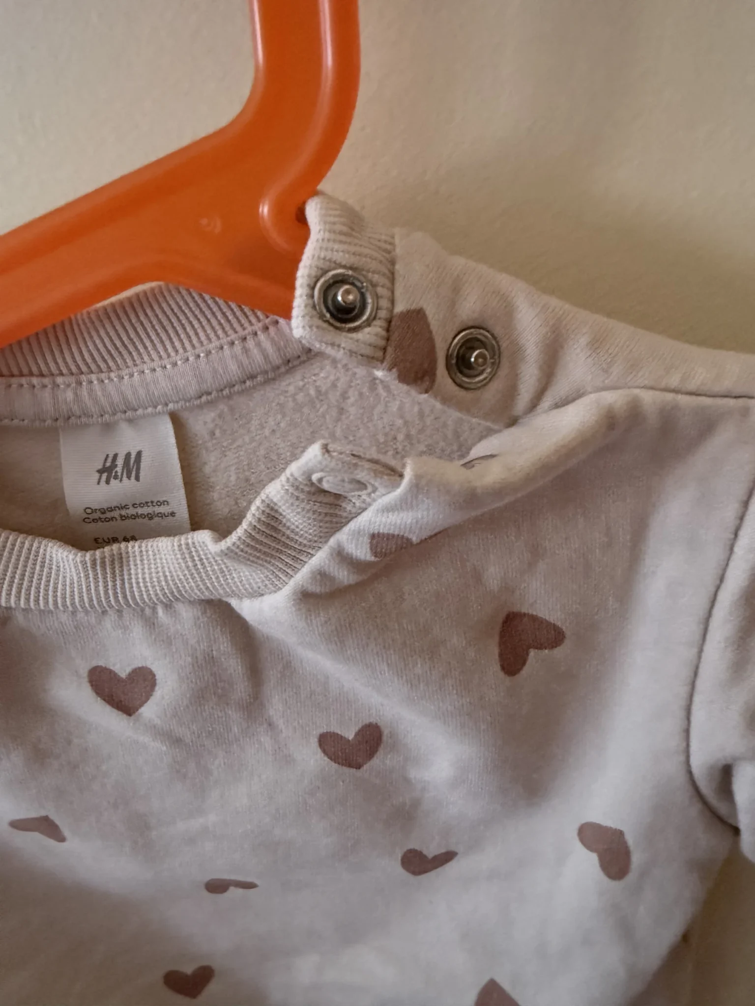 Image for Coton ouate bébé fille avec cœurs