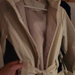 Thumbnail for Cream-coloured 3/4-length coat