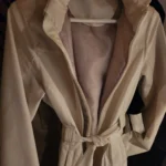 Thumbnail for Cream-coloured 3/4-length coat