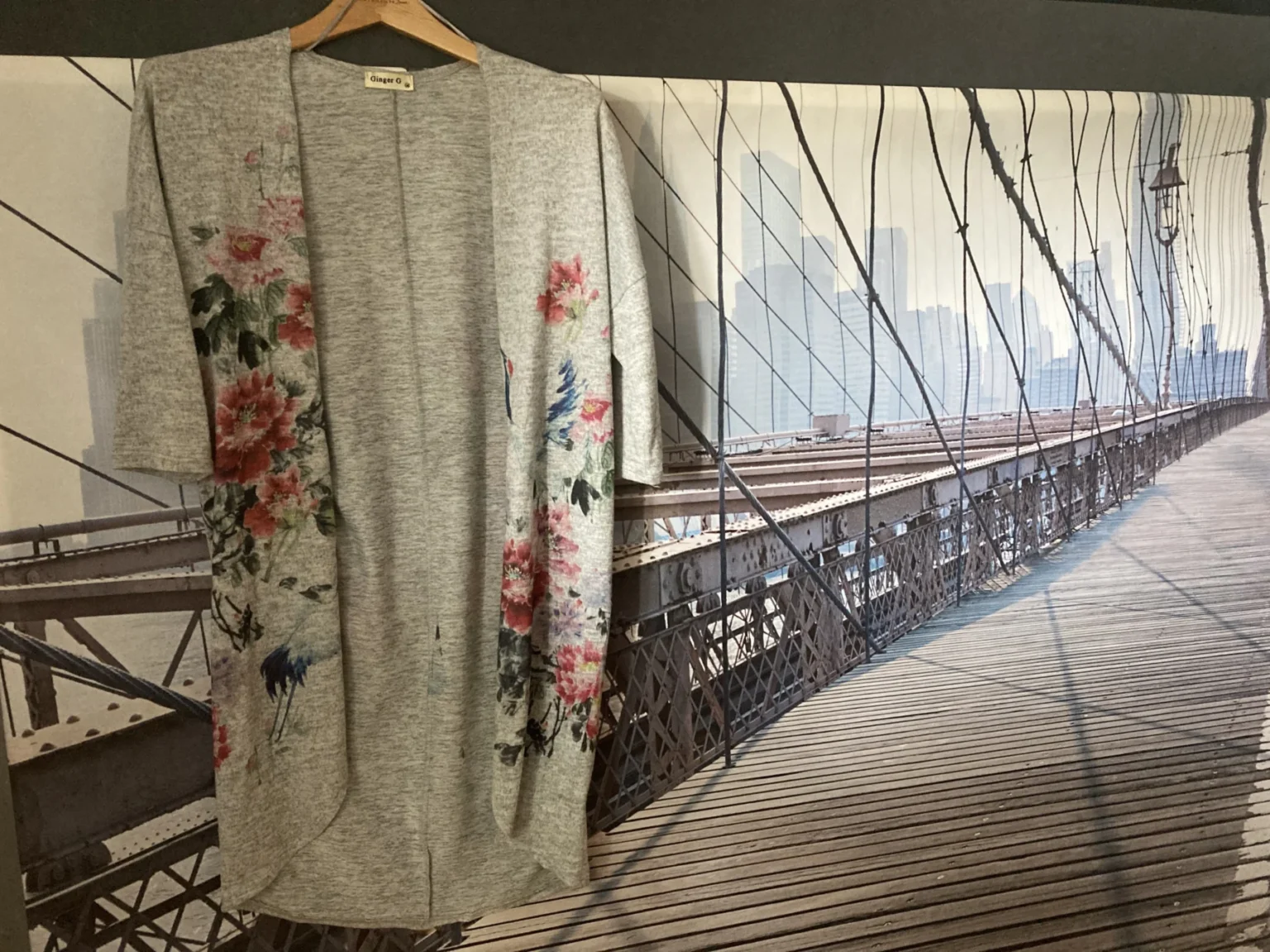 Featured image for Veste douceur fleuri