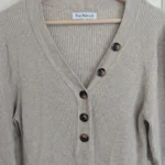 Thumbnail for Robe rose maternité beige XS