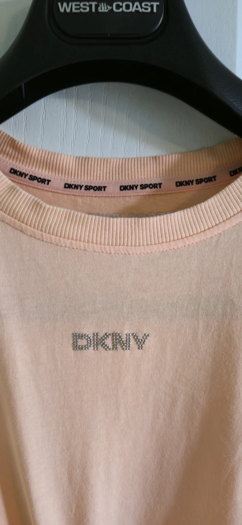 Image for T shirt corail DKNY