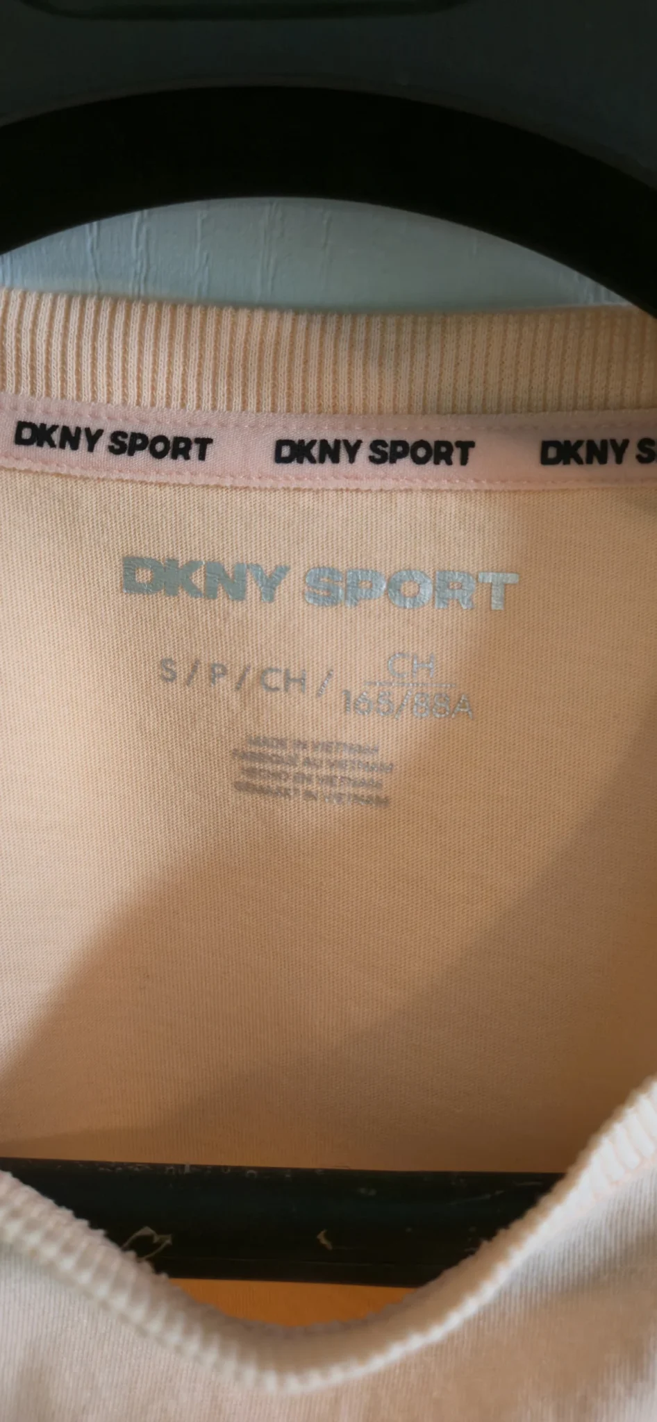 Image for T shirt corail DKNY