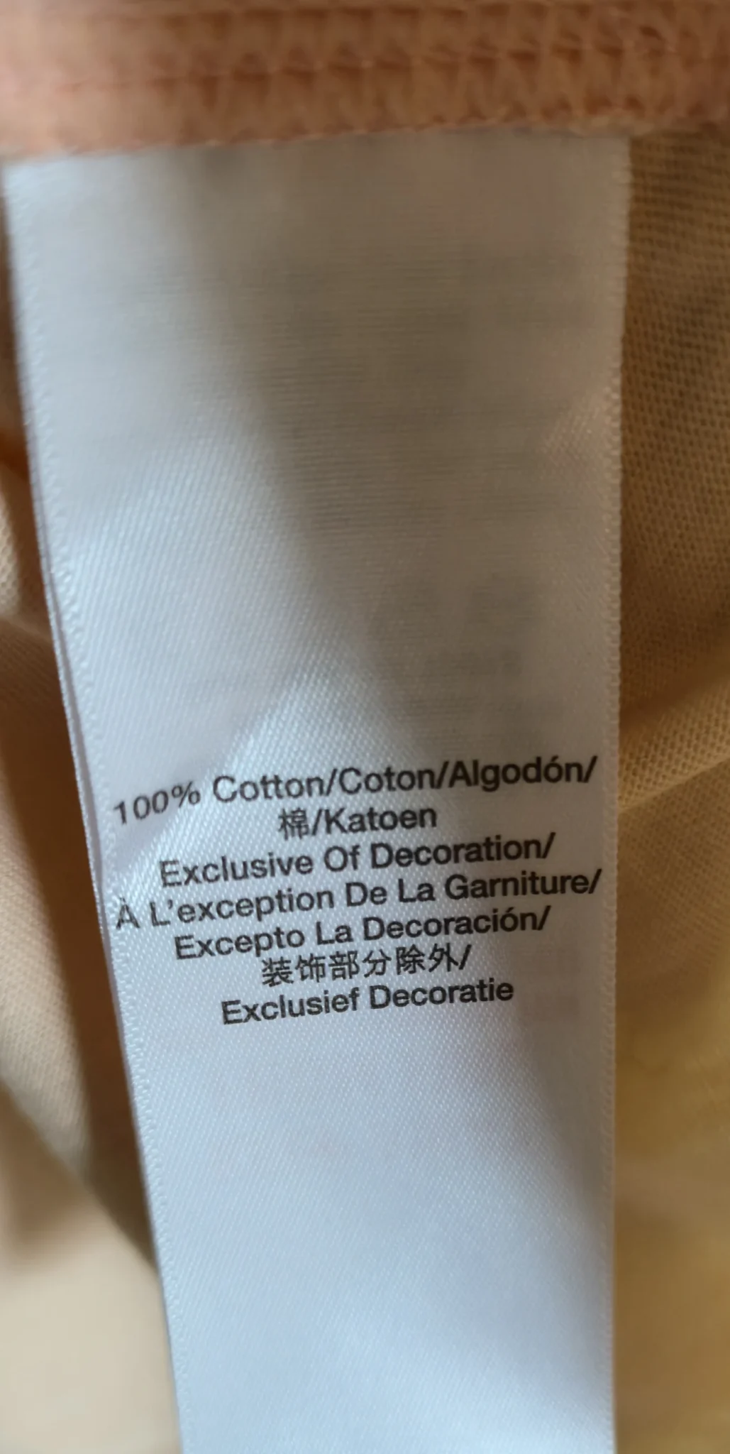 Image for T shirt corail DKNY
