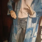 Featured thumbnail for Long coat made from pieces of denim