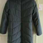Thumbnail for Manteau d'hiver long vert forêt.