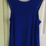 Thumbnail for Robe bleue Simon Chang, 1xl, avec poches latérales.