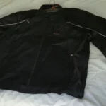 Thumbnail for Unisex black motorbike jacket, size 2XL, by Vega.
