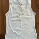 Thumbnail for Camisole blanche avec dentelle taille M de HM