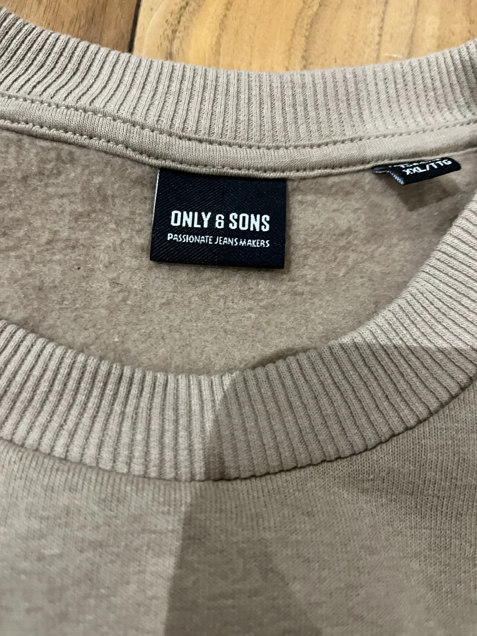Image for Chandail en molleton brun clair pour homme Only&Sons