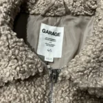 Thumbnail for Manteau en peluche beige Garage taille L