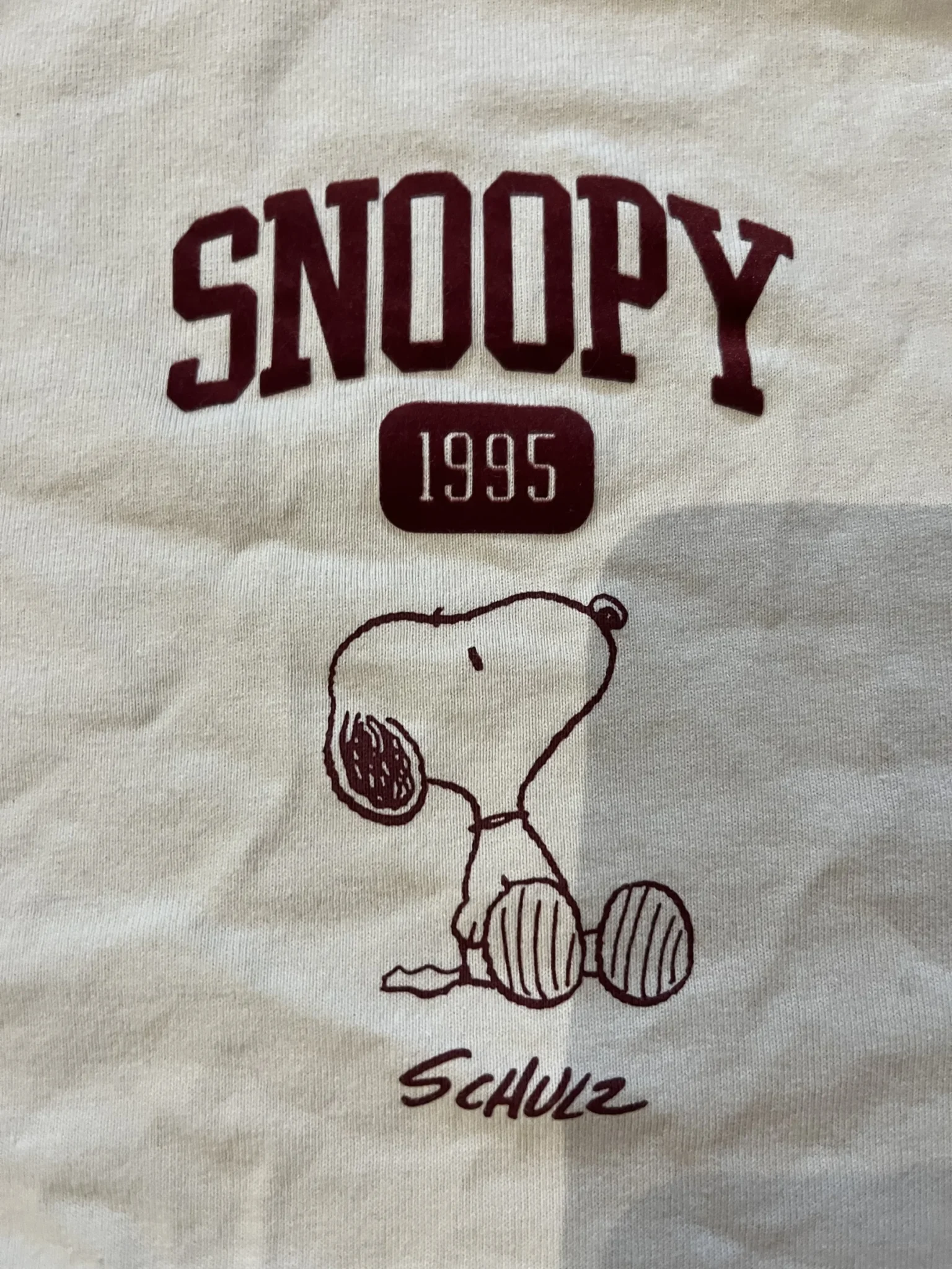Image for Chandail Snoopy Uniqlo pour femme taille M