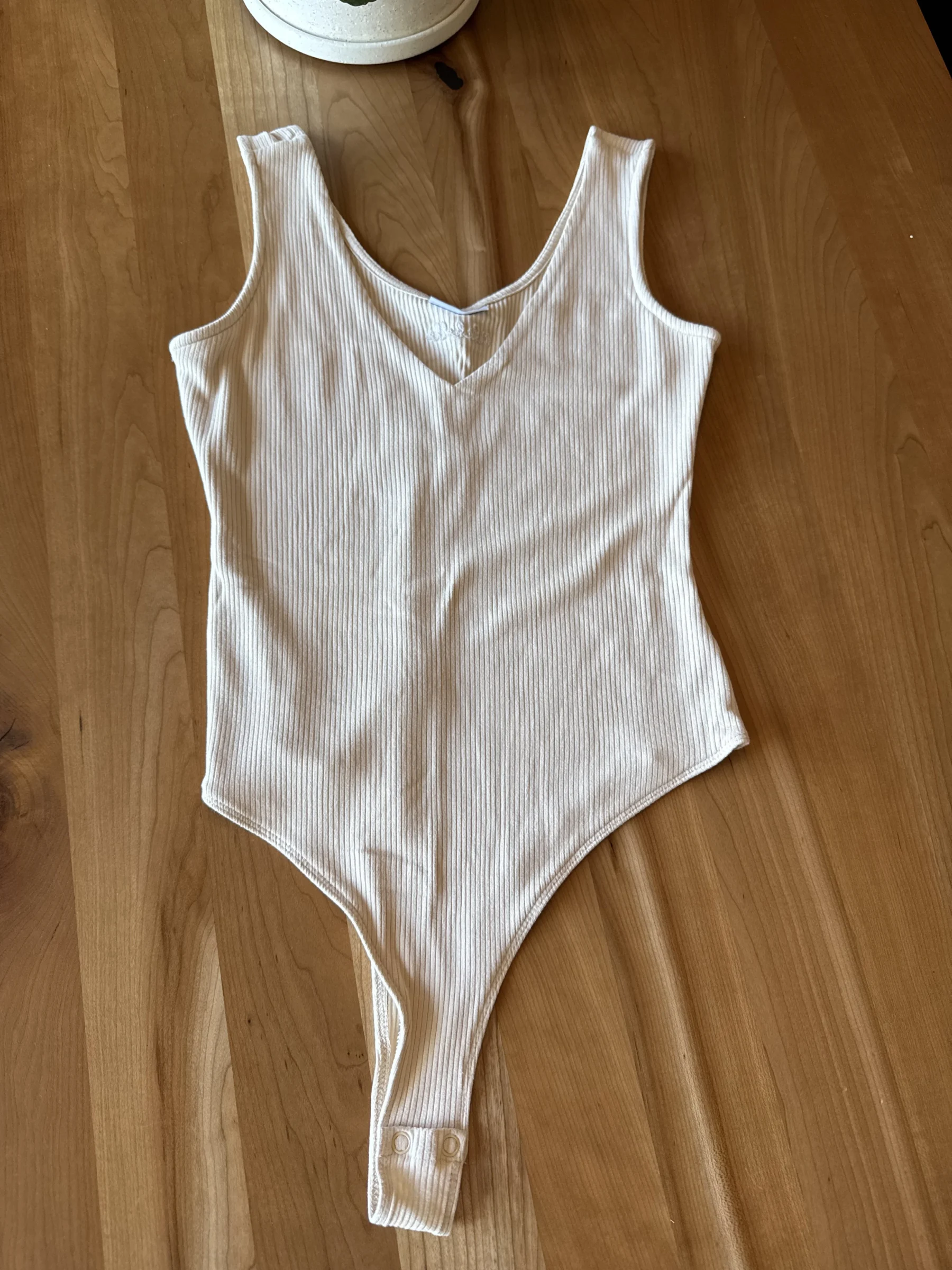 Body beige effet ribbed Abibelle seconde main