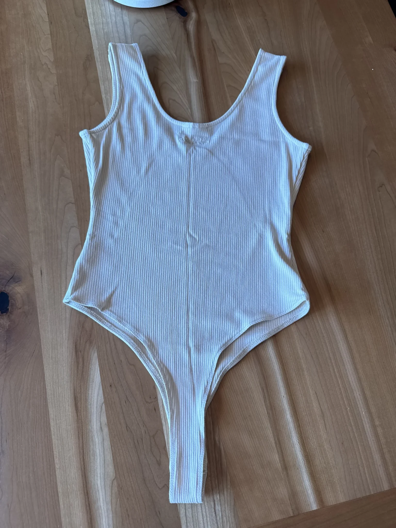 Image for Body beige effet ribbed