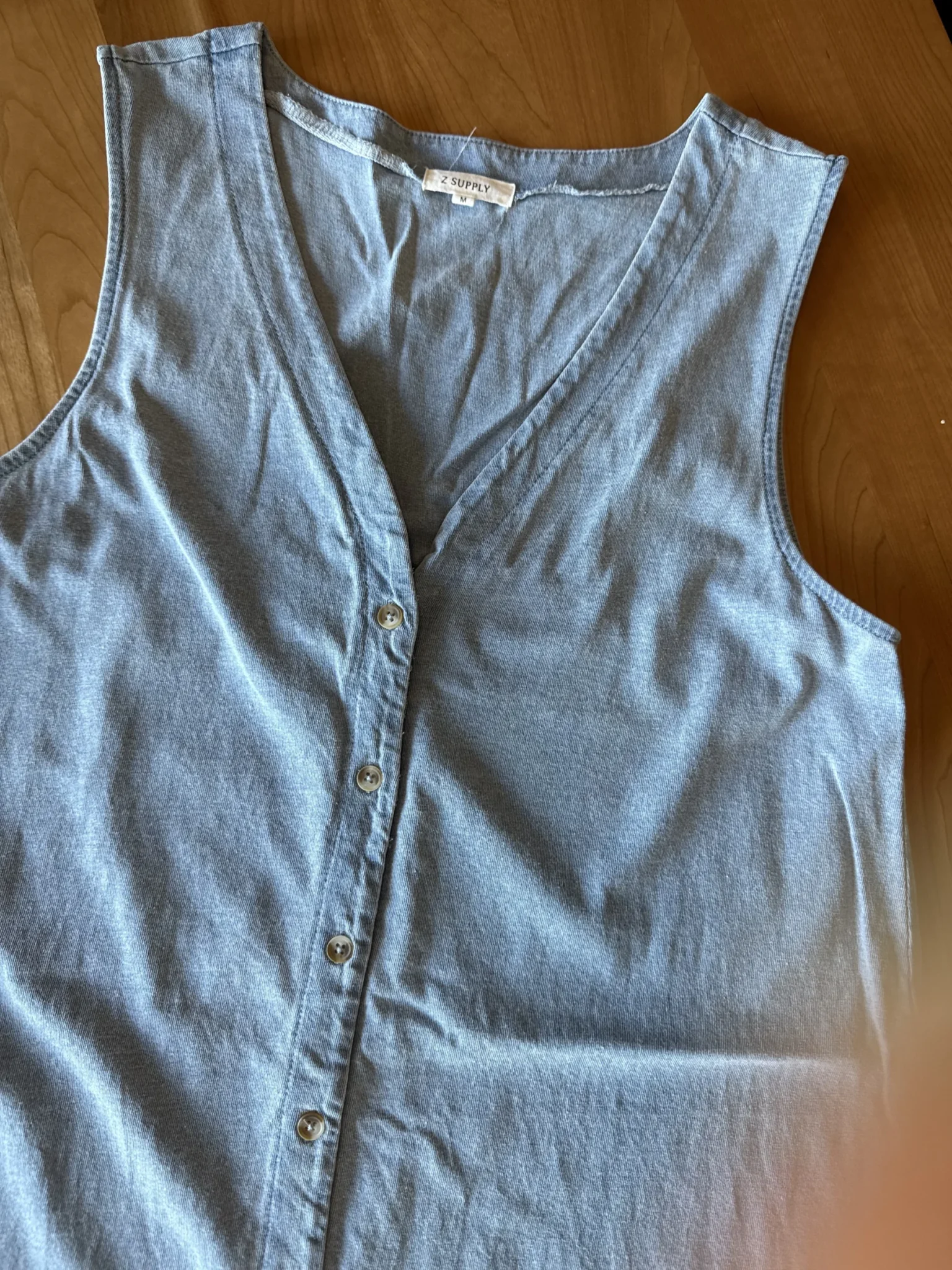 Image for Denim-effect dress