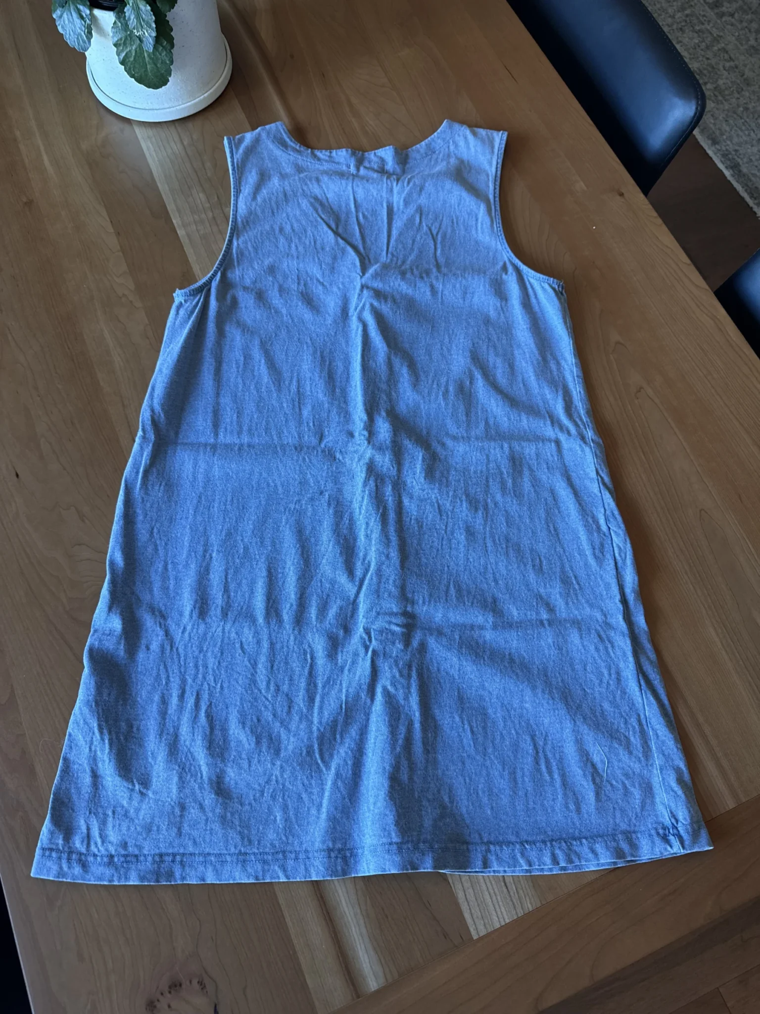 Image for Denim-effect dress