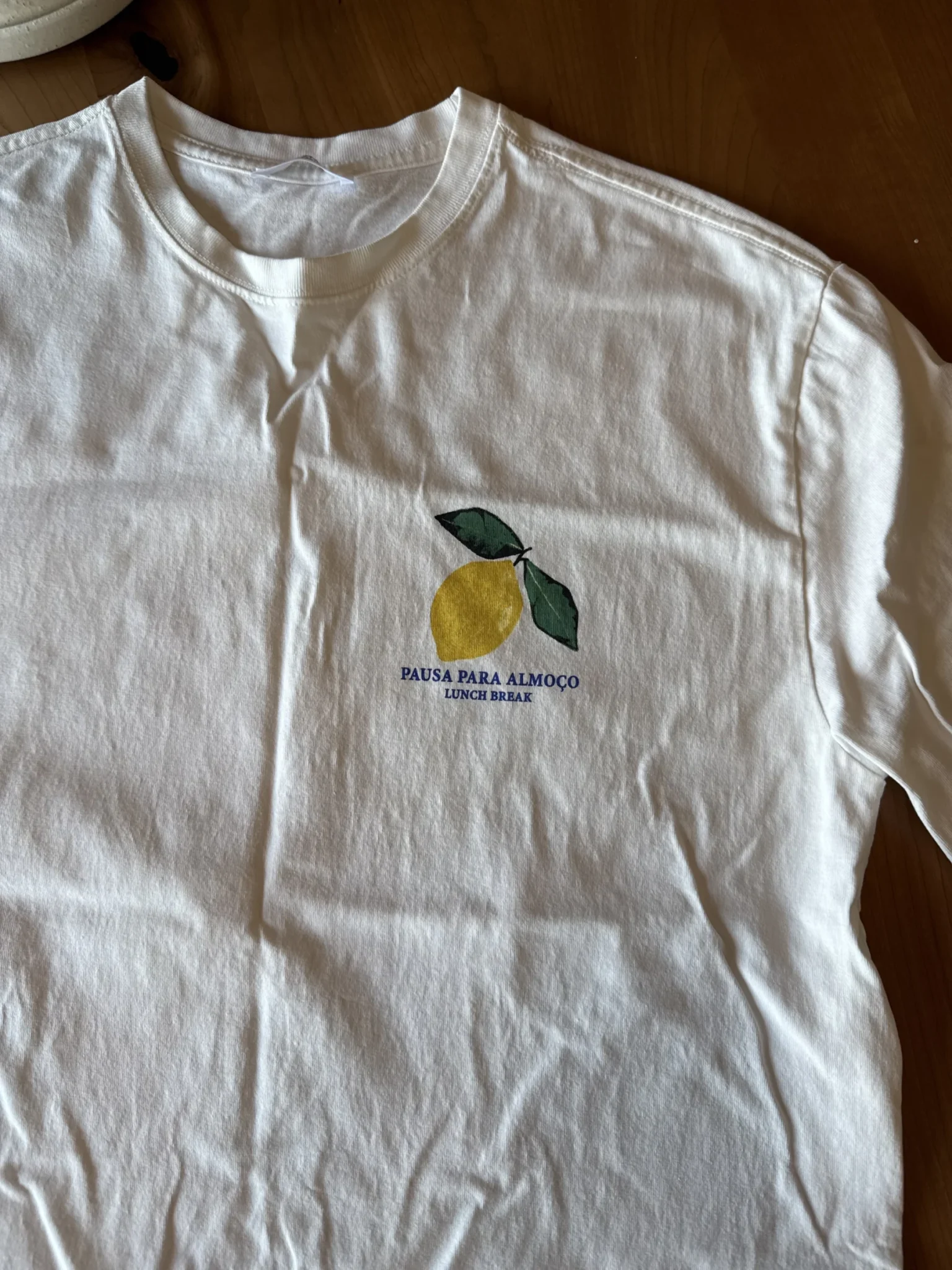 Image for White T-shirt with lemons