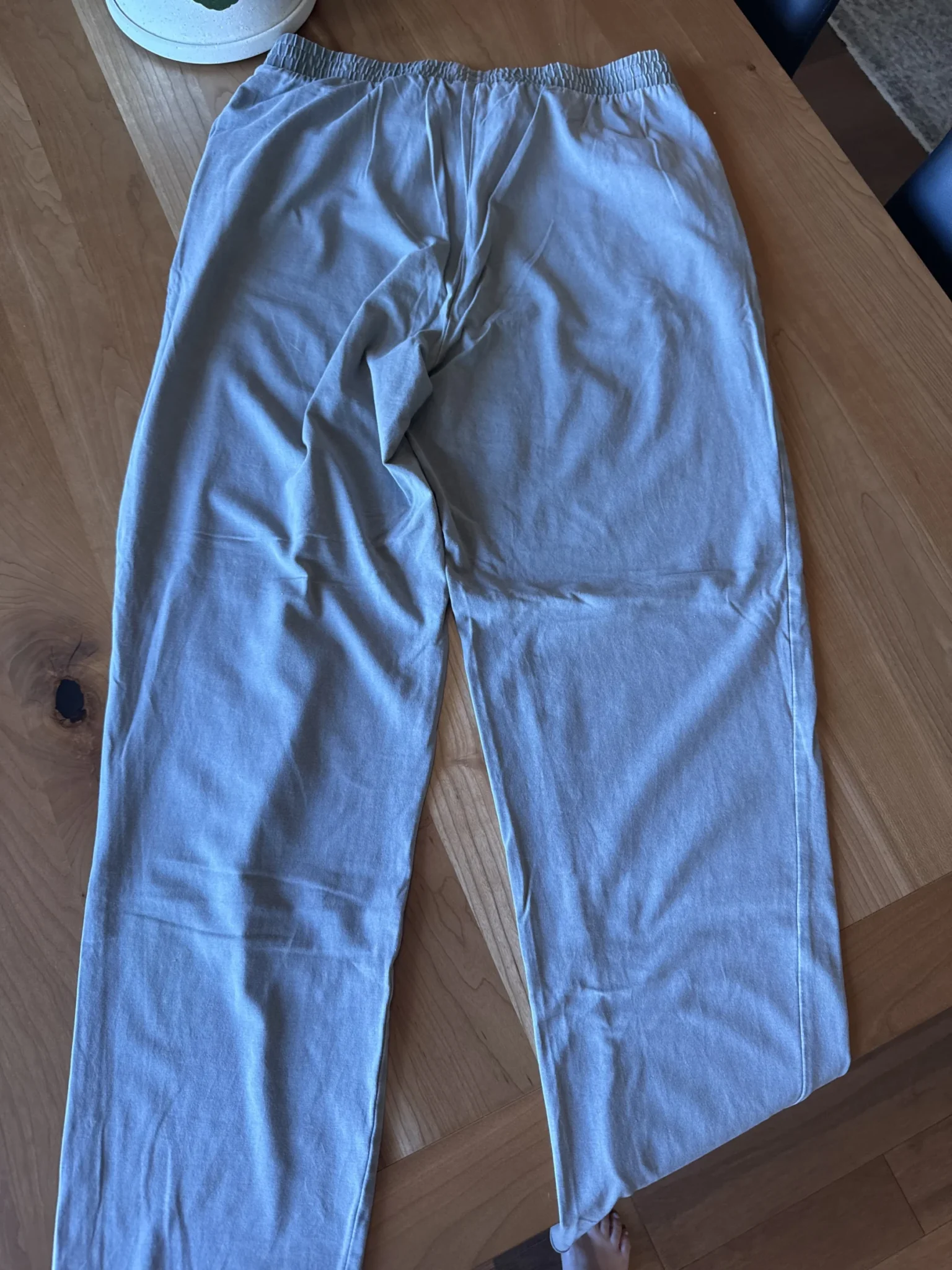 Image for Light-coloured green trousers