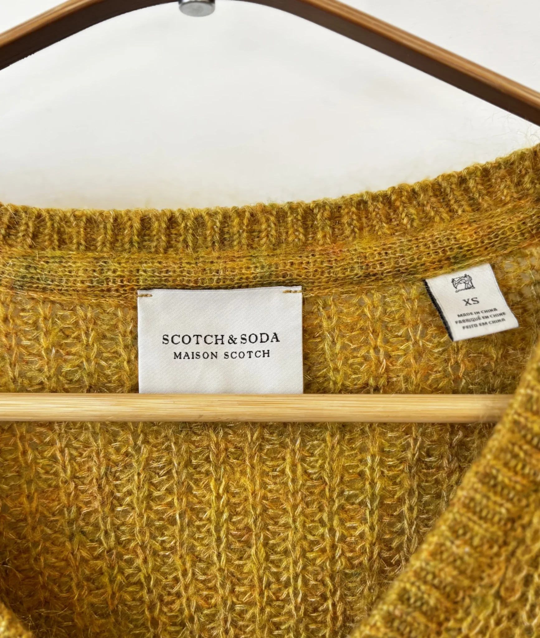 Image for ♥️Mustard-coloured jumper by MAISON SCOTCH