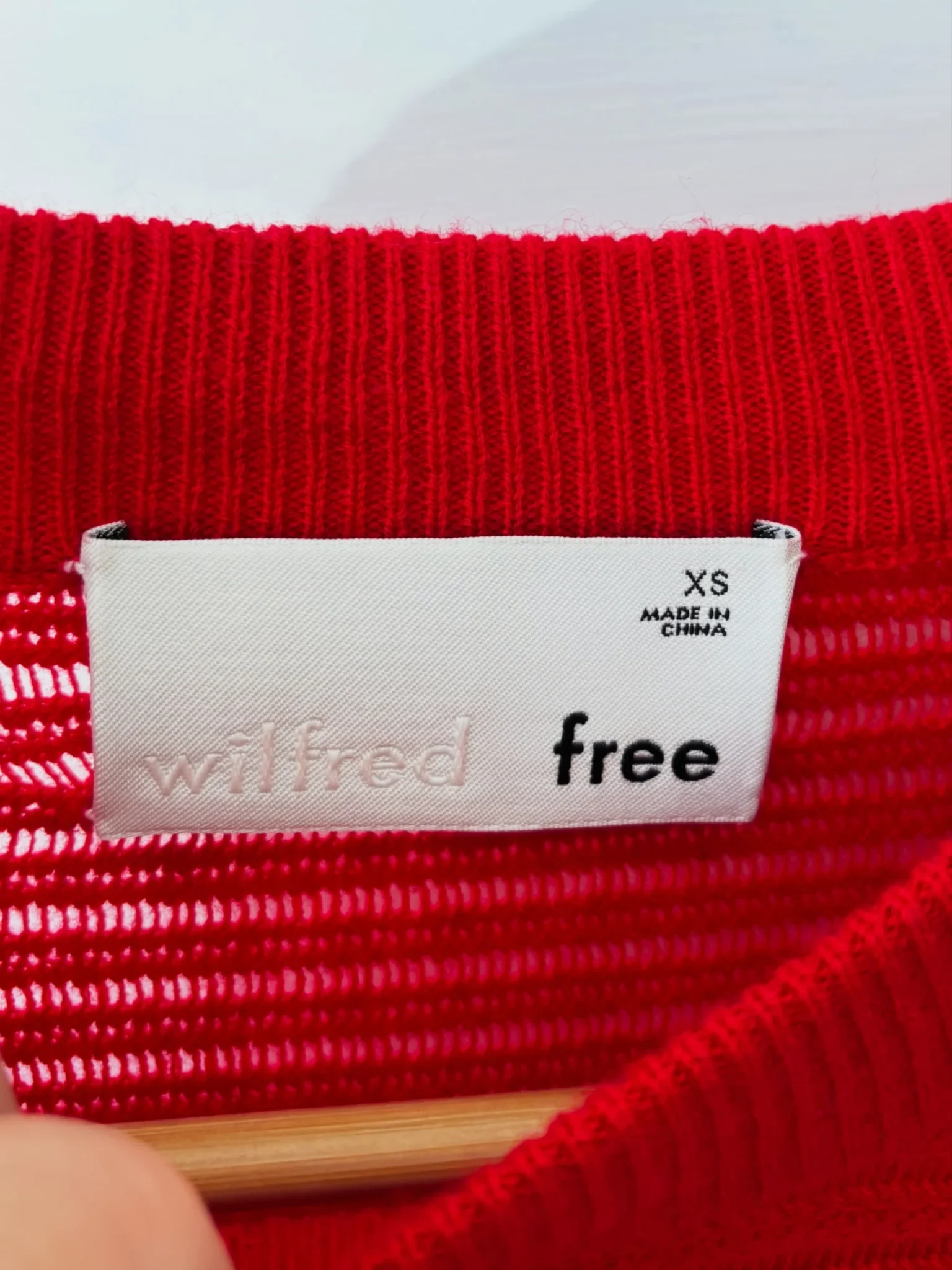 Image for ♥️WILFRED FREE red cropped jumper