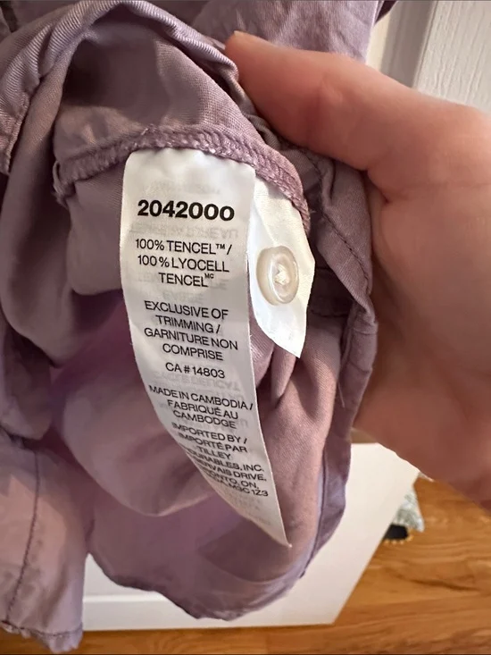 Image for Blouse à manches courtes mauve Tilley