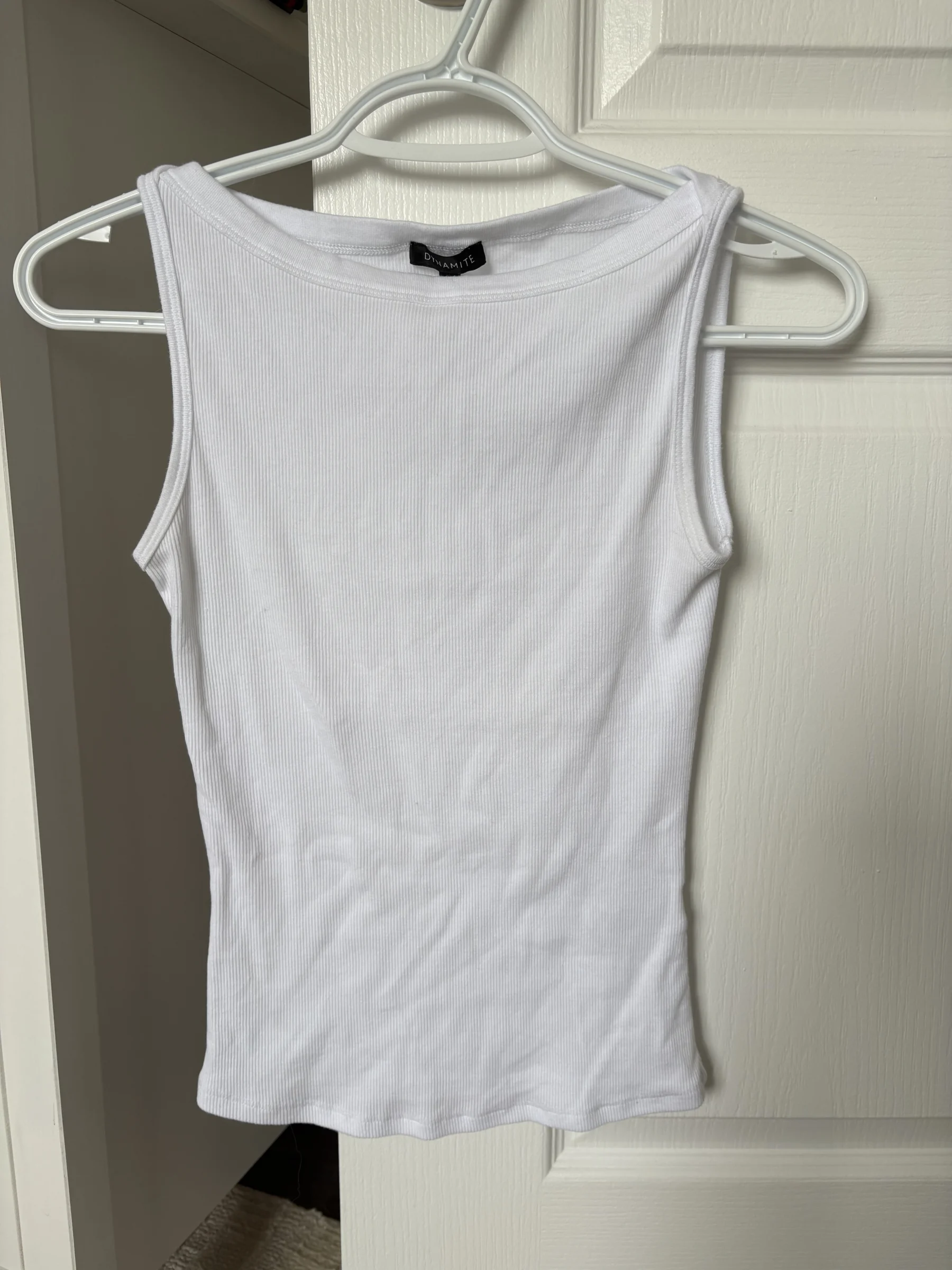 Camisole côtelée à col bateau Dynamite seconde main