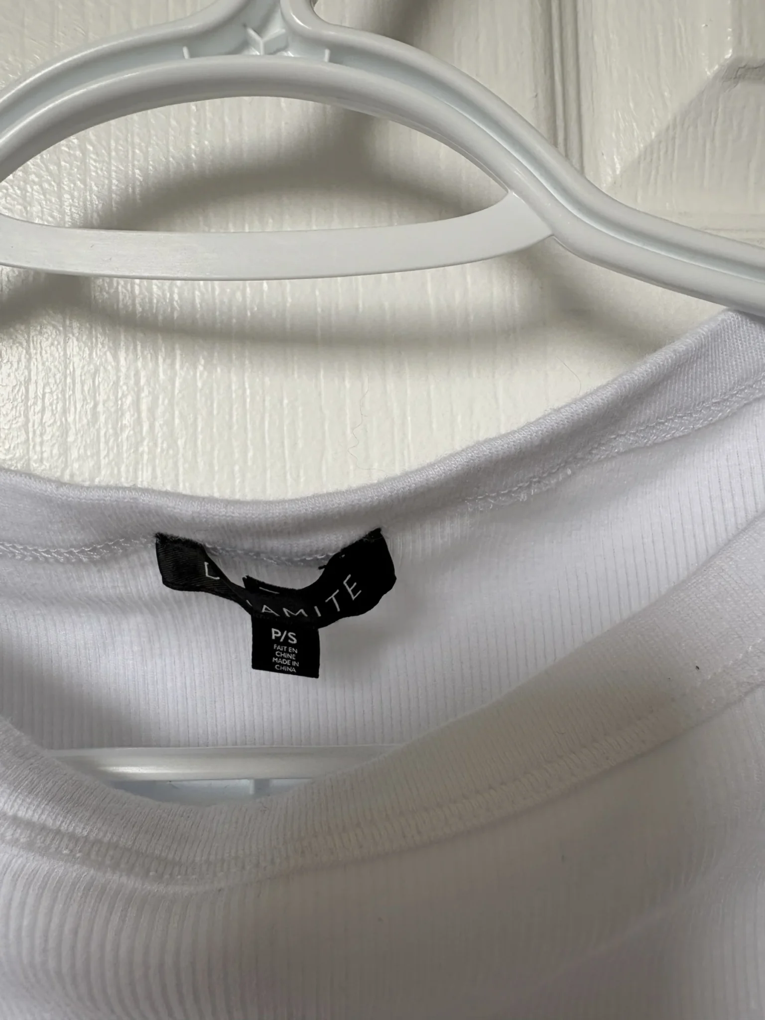 Image for Camisole côtelée à col bateau