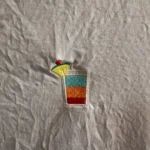 Thumbnail for T-shirt bleu pâle avec motif brodé Sunday Best Aritzia