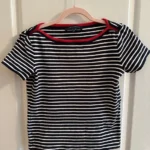 Featured thumbnail for T-shirt rayé à manches courtes Tommy Hilfiger