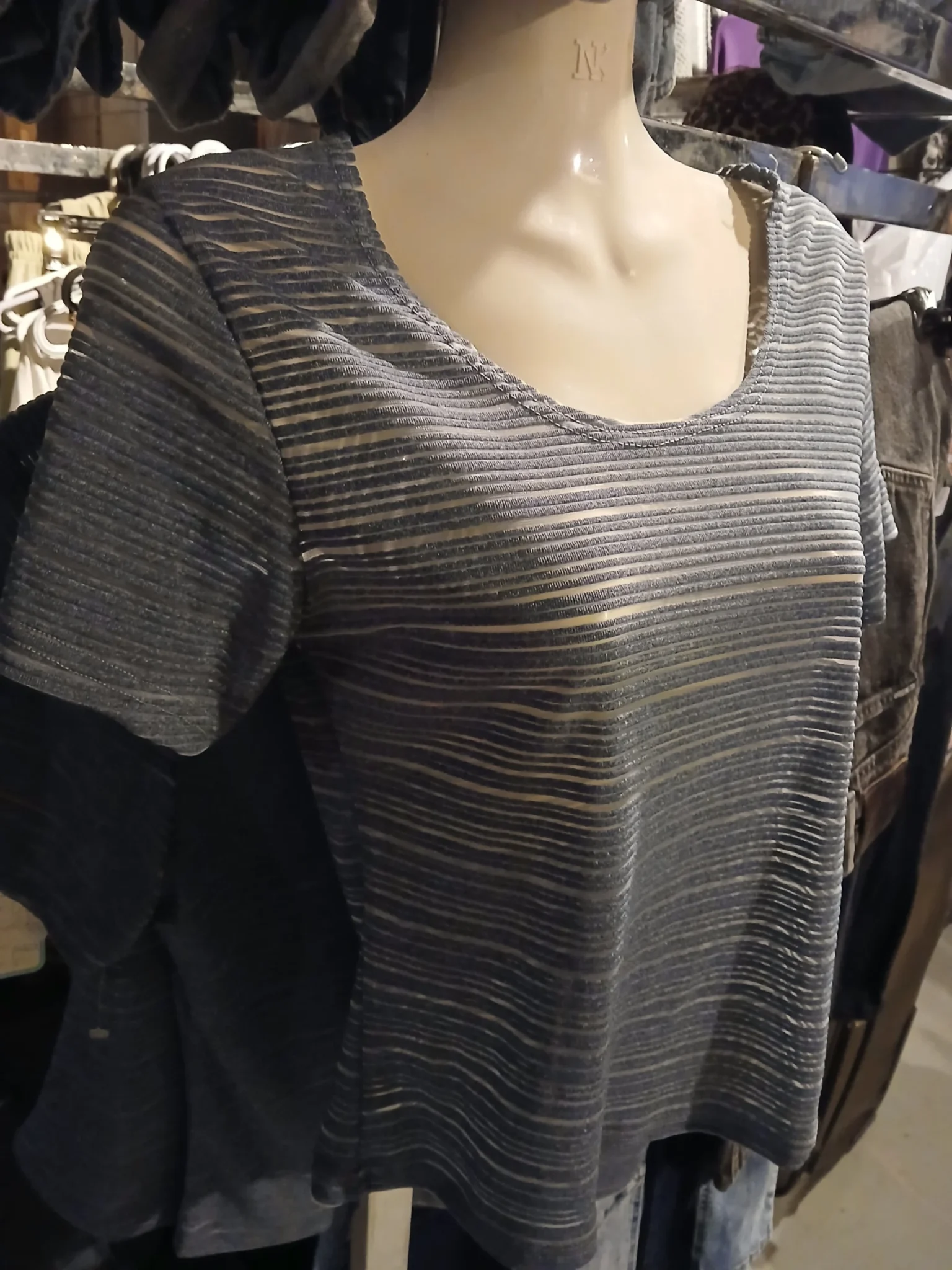 Featured image for T shirt bleu Jeans ,