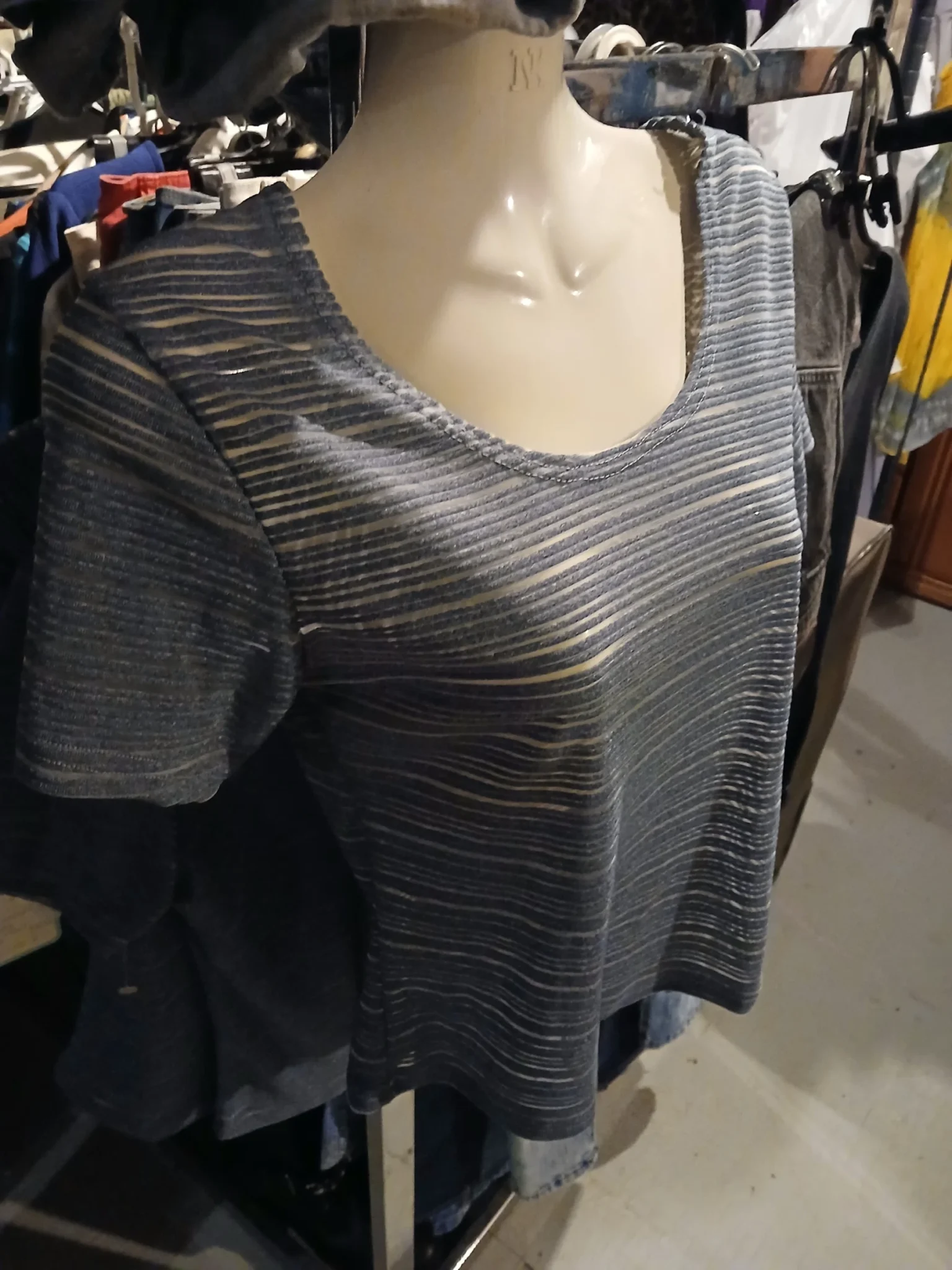 Image for T shirt bleu Jeans ,