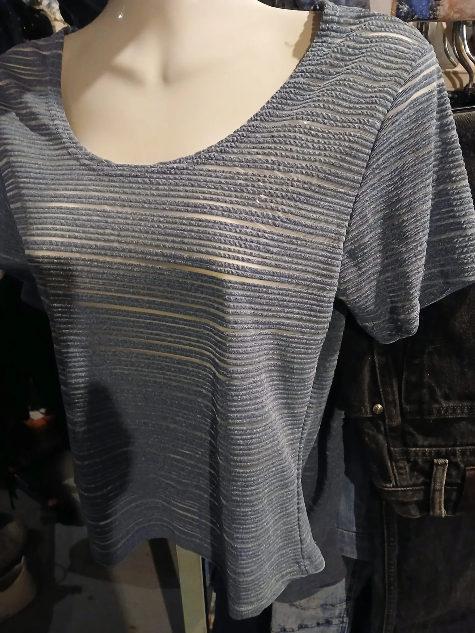 Image for T shirt bleu Jeans ,