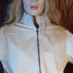 Thumbnail for Manteau semi-saison blanc et gris
