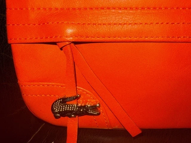 Image for Lacoste Orange Zip Pencil Case