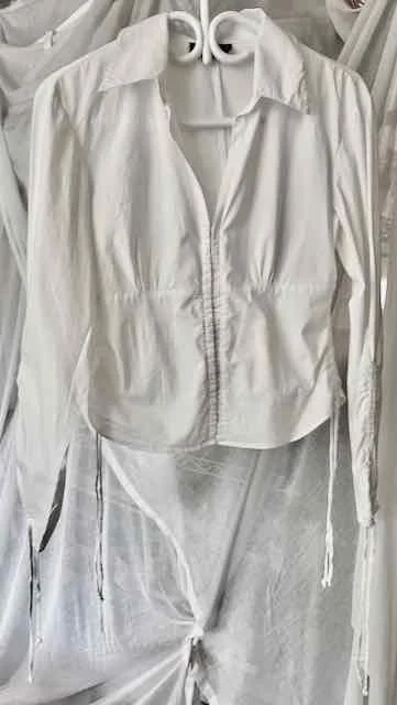 Featured image for Chemisier blanc 100% coton