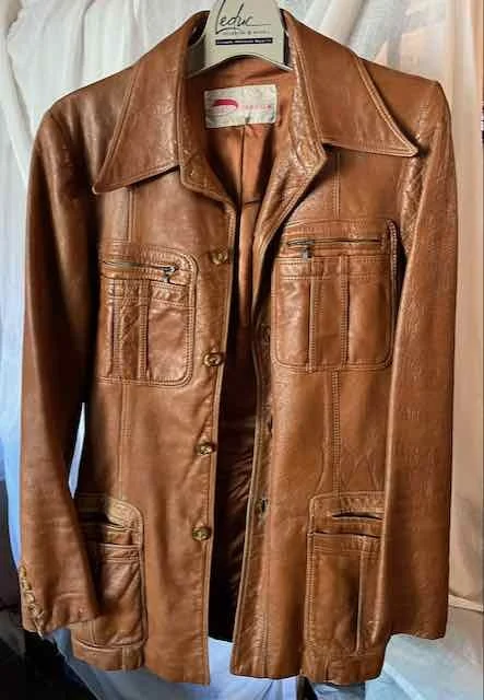 Featured image for Leather jacket, caramel - VINTAGE