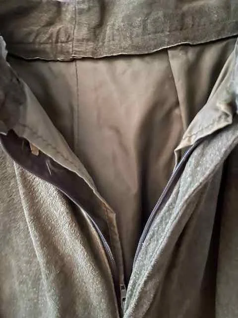Image for Forest green suede suit - VINTAGE
