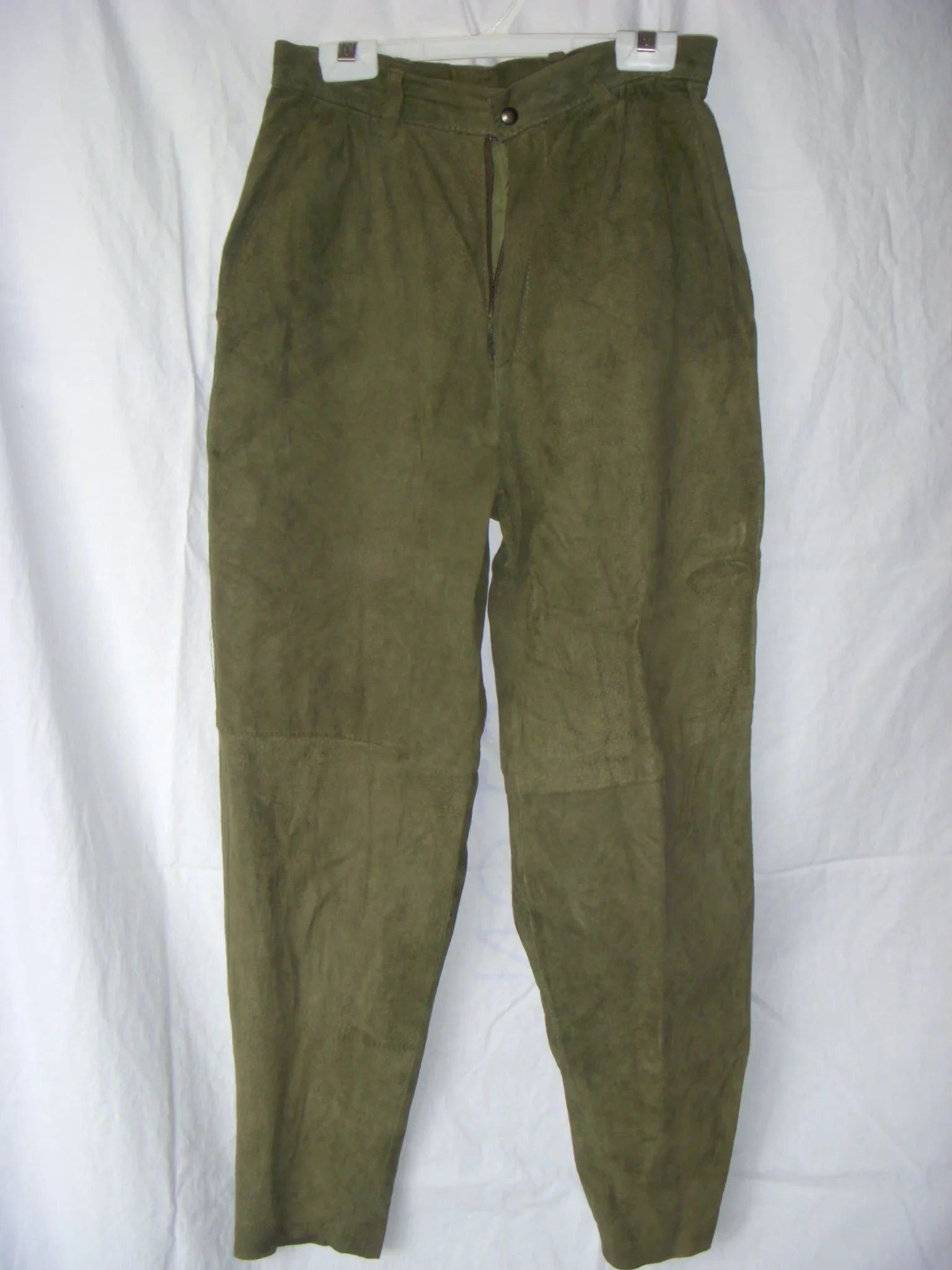 Image for Forest green suede suit - VINTAGE