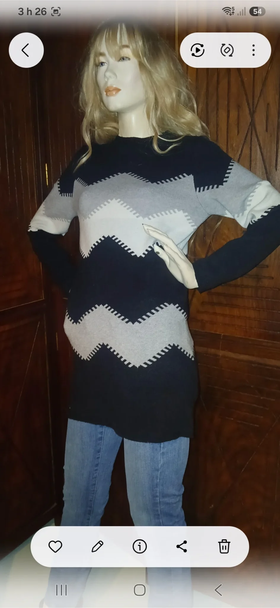 Image for Black and white waistcoat