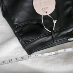 Thumbnail for OYCEE high-waisted faux leather trousers