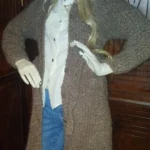 Featured thumbnail for Hand-knitted brown waistcoat