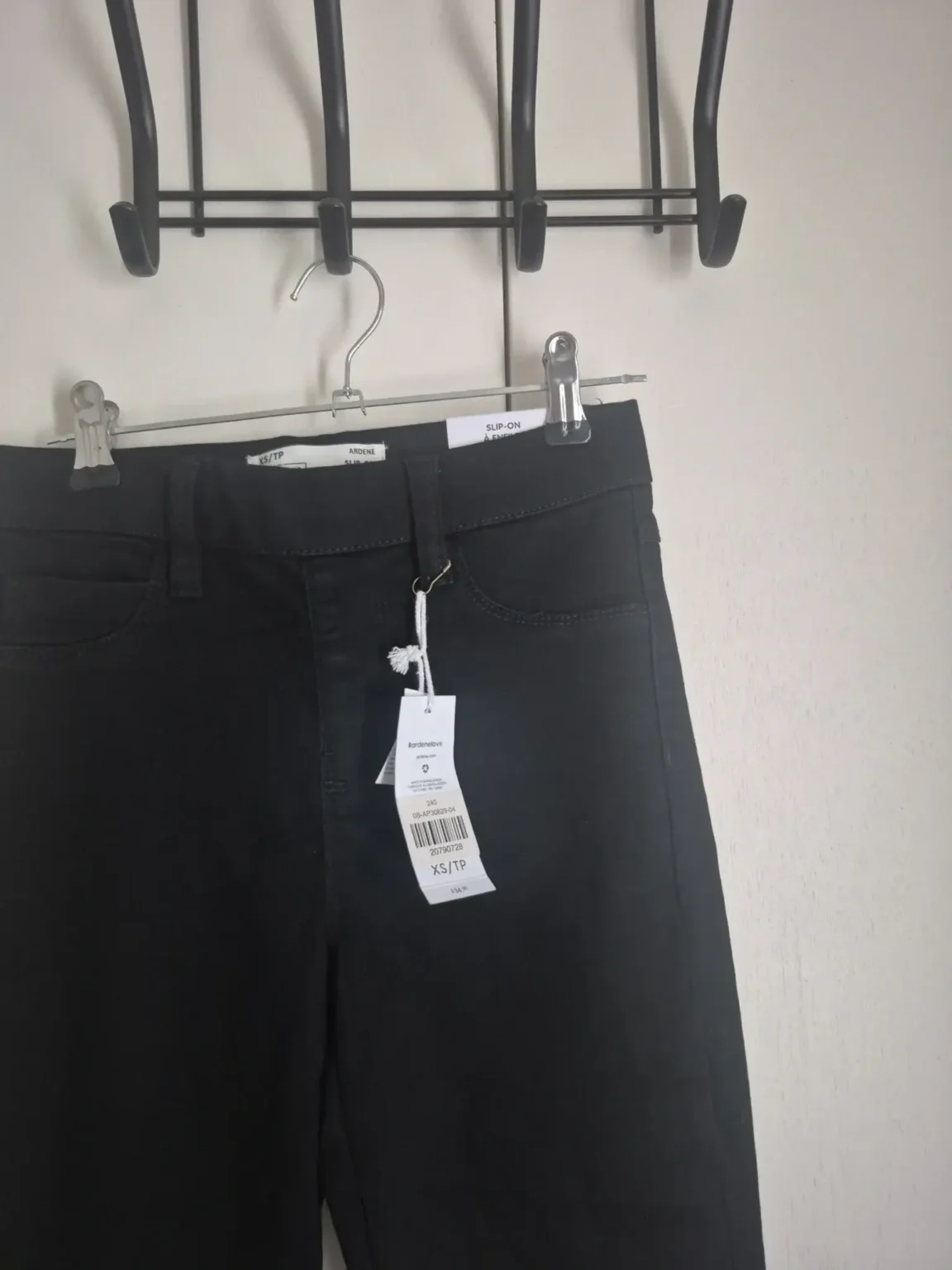 Image for Pantalon noir taille haute XS