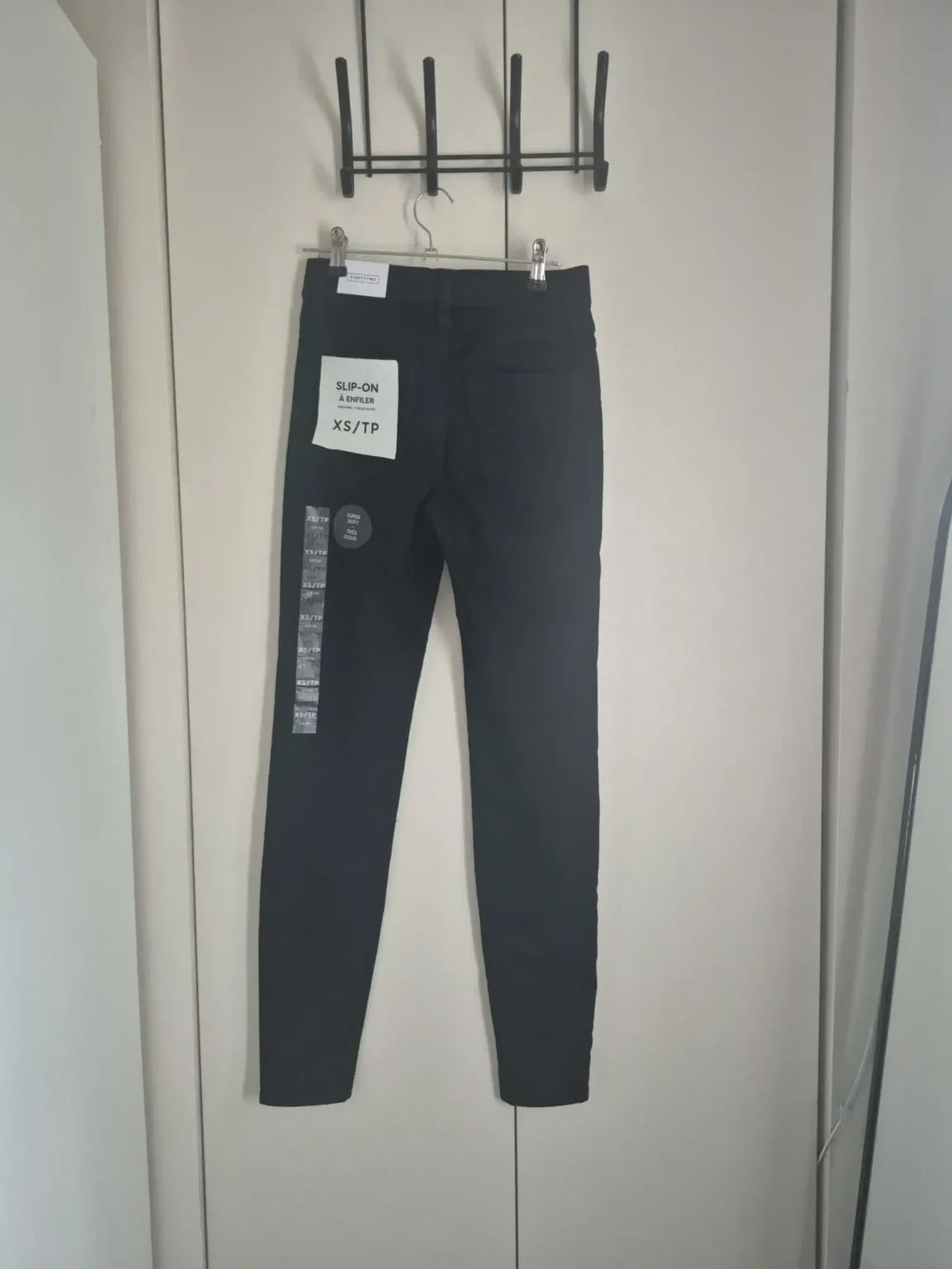 Image for Pantalon noir taille haute XS