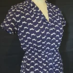 Thumbnail for Midi dress with a button-up collar