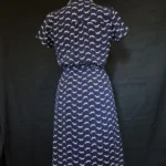 Thumbnail for Midi dress with a button-up collar