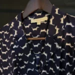 Thumbnail for Midi dress with a button-up collar