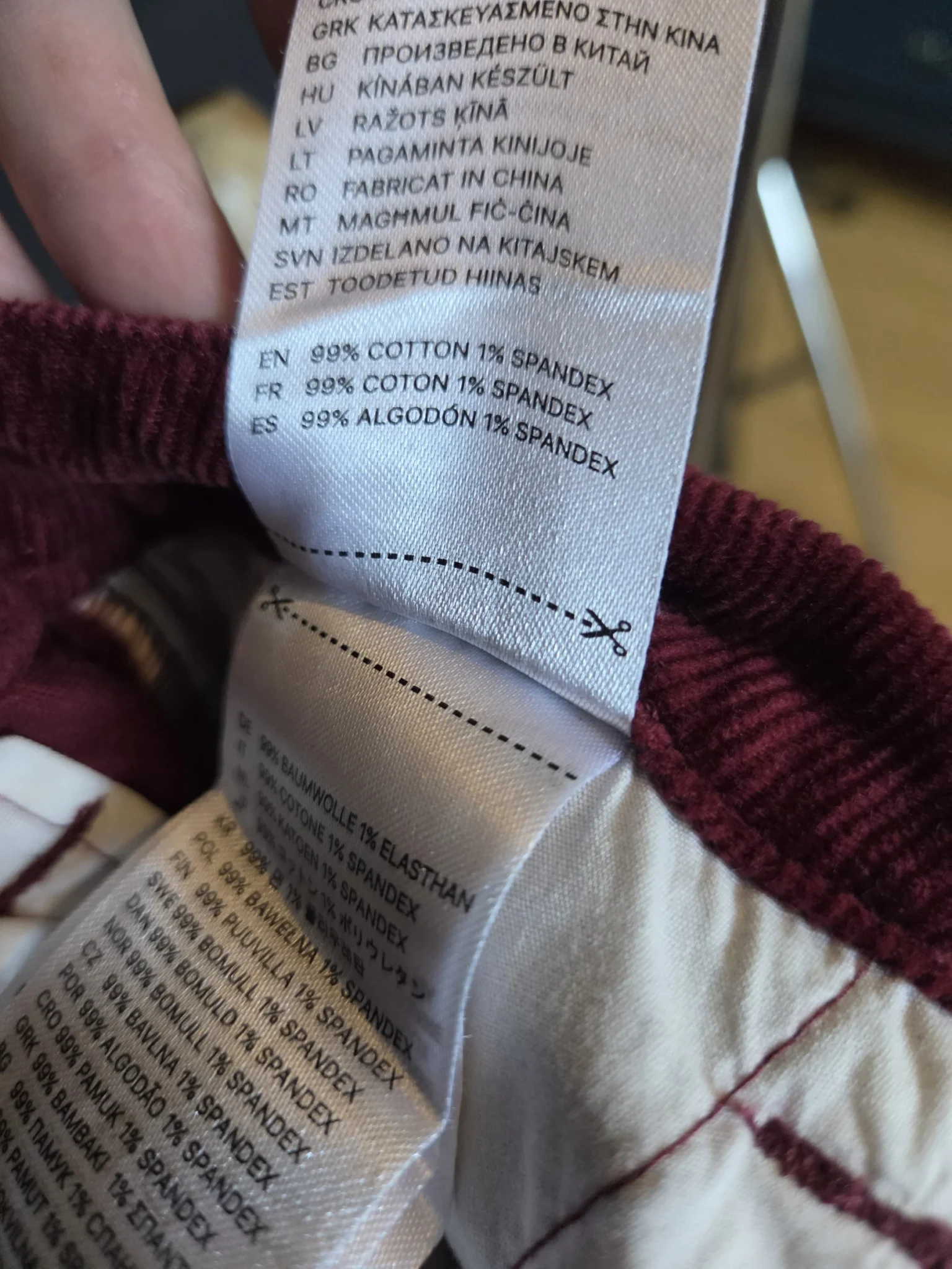 Image for Pantalon Brixton jambe large