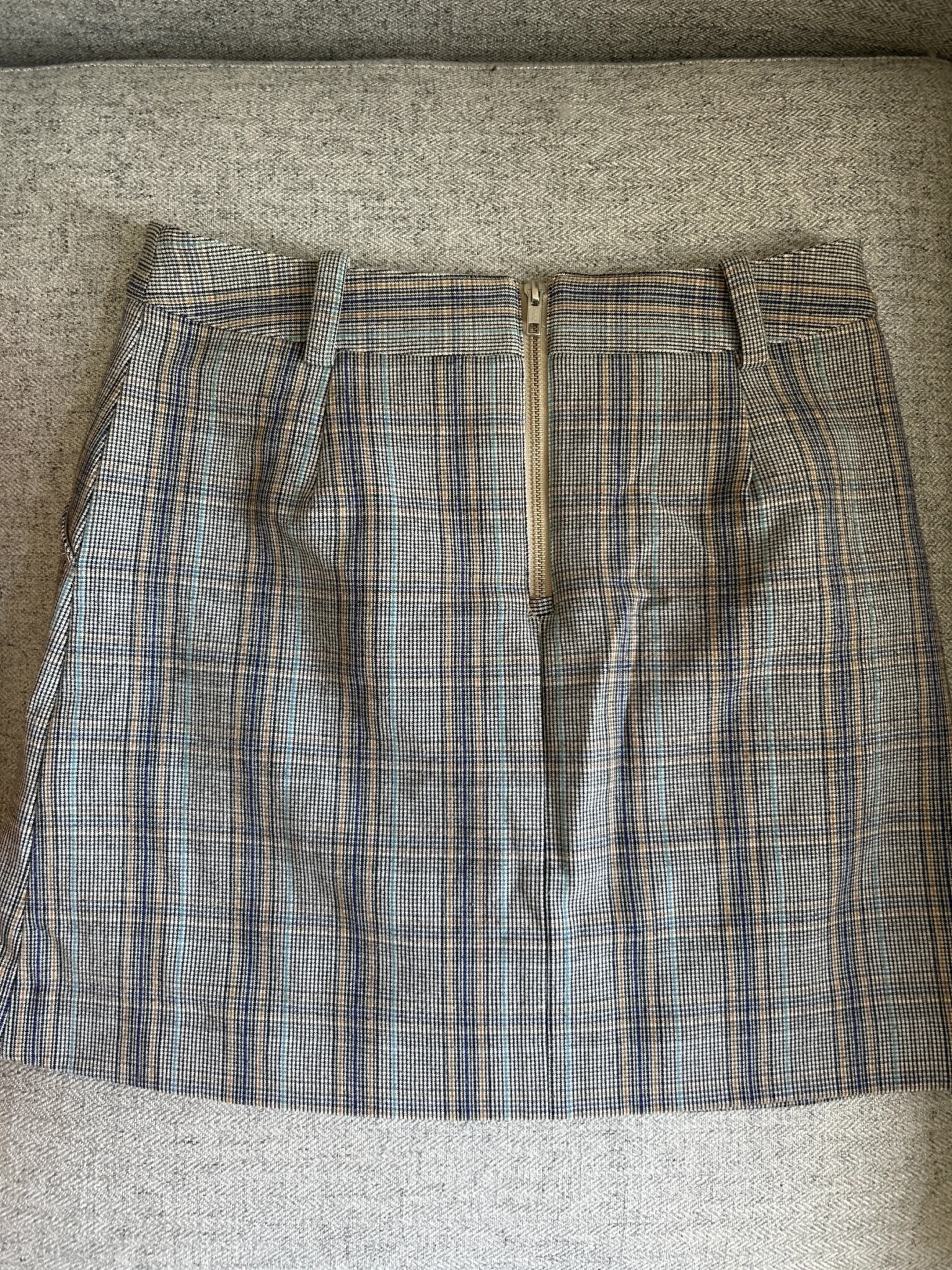 Image for Frank and Oak checked skirt