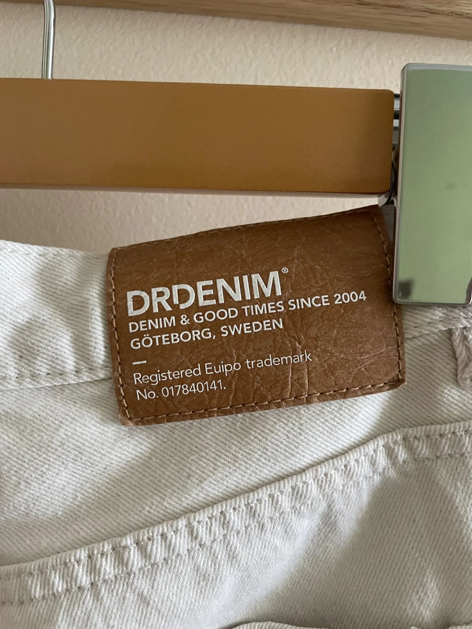 Image for DR Denim ecru jeans – high-waisted, size W25/L32